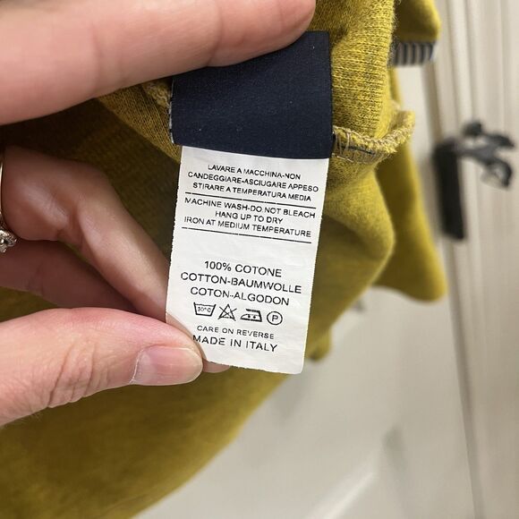 Gocce di Byron Portovenere Men’s XXL Cotton Citron Pullover Made In Italy EUC - Picture 6 of 15